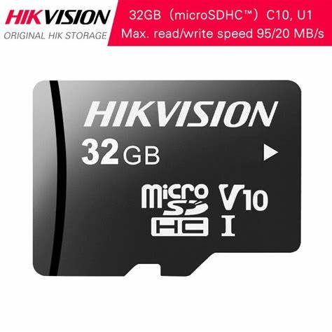 Memoria MicroSD de 32 GB, clase 10, especializada para videovigilancia.