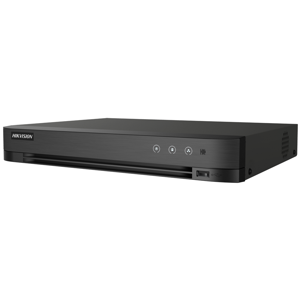 DVR 8 canales Turbo HD 4K 8mp + 8 IP 8mp, acusense