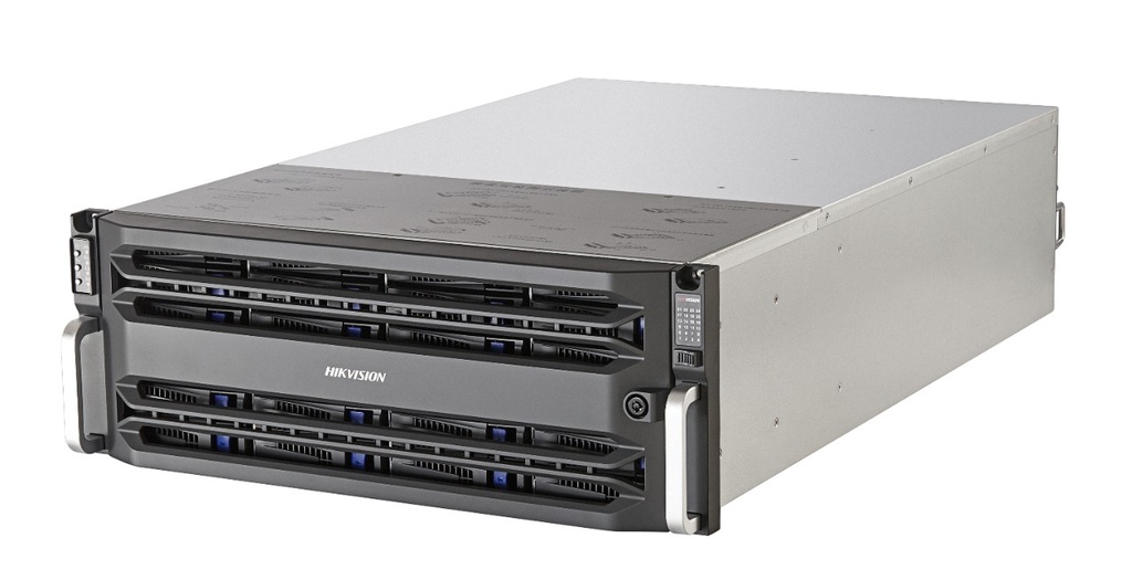 Servidor de Almacenamiento en Red / Soporta 24 Discos Duros (Incluye 24 Discos de 8TB) / RAID / iSCSI / Graba 320 canales IP / Controlador Simple
