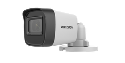 [DS-2CE16H0T-ITPFS 2.8MM] Cámara bullet Turbo HD 5MP 2.8MM plástica intemperie IP67 con audio