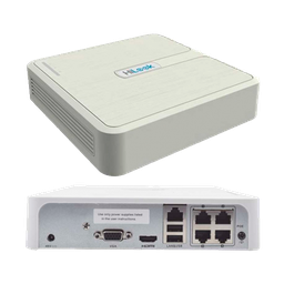 [NVR-104-B/4P] NVR 4 canales 4mp 4 PoE
