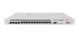 [CCR1036-12G-4S] Cloud Core Router, CPU 36 Núcleos, Througput 16Gbps / 24Mpps, 12 Puertos Gigabit Ethernet, 4 Puertos SFP y 4 GB de memoria, Ideal para IPsec