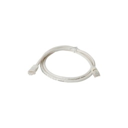 [MCE-01F01W] Patch cord UTP CAT5E MCE-01F01W 0,30m, blindado con bota, blanca