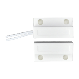 [MS38C] Contacto magnético plástico miniatura blanco 2.7*1.4*0.8CM DIST 1.5-2
