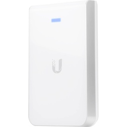 [UAP-AC-IW] Punto de acceso UniFI doble banda cobertura 180º, MI-MO 2x2 diseño placa de pared con dos puertos adicionales, hasta 100 usuarios Wi-Fi