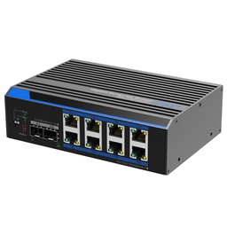 [UTP7308GE-PoE] Switch industrial UTEPO administrable 8puertos POE++ 150W