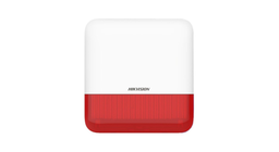 [DS-PS1-E-WB/Red] Sirena inalámbrica con luz estroboscópica