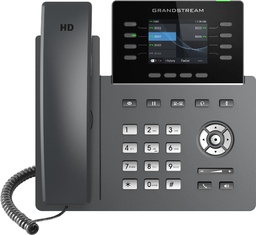 [GRP2624] Teléfono IP Wi-Fi, Grado Operador, pantalla a color 2.8", puertos Gigabit, Bluetooth, PoE