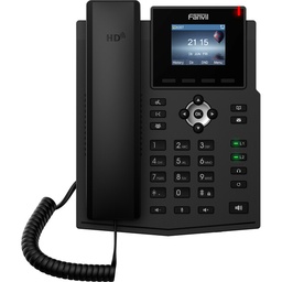 [X3SP] Teléfono IP empresarial para 2 líneas SIP con pantalla LCD de 2.4" a color