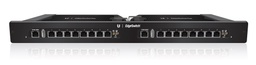 [ES-16XP] [ES-16XP] 16 Puertos Gigabit RJ45 PoE Configuración de Hardware: (2) Dispositivos EdgeSwitch 8XP 8-Puertos PoE pasivo configurable de 24V / 48V