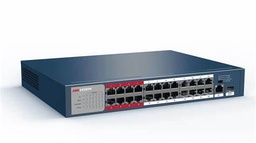 [DS-3E0326P-E/M] Switch 24 puertos PoE 100m larga distancia 300m
