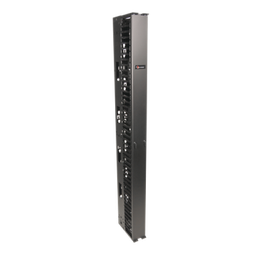 [VCM-10] Organizador de Cable Vertical RouteIT, Sencillo de un solo lado, 45RU, Fabricado en Acero Laminado en Frío 16AWG, 10" (254 mm) de Ancho,