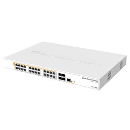 [CRS328-24P-4S+RM] Cloud router Switch 24 puertos GIGABIT PoE Pasivo y 802.3AF/AT administrable Capa 3
