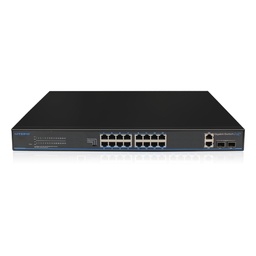 [UTP3226TS-PSB] Switch PoE / Administrable / 24 Puertos PoE fast ethernet / 2 Puertos Gigabit ethernet / 1 Puerto 1000 Base-X combo SFP