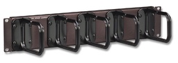 [WM-144-5] Organizador para cables una cara, color negro