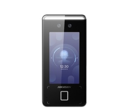 [DS-K1T341CMF] Terminal de reconocimiento facial + pantalla táctil LCD 4.3", 2 lente de 2MP gran angular