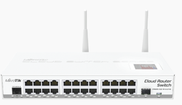 [CRS125-24G-1S-2HnD-IN] Cloud Router Switch 24 Puertos Gigabit Ethernet, 1 Puerto SFP, 802.11b/g/n, Para escritorio