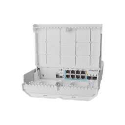 [CSS610-1Gi-7R-2S-OUT] netPower Lite 7R Switch Smart 7 puertos PoE Inverso Gigabit, 2 SFP+ 10G, para exterior