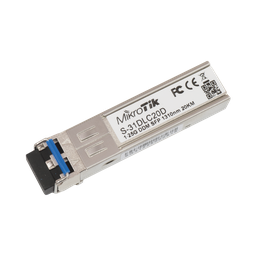 [S-31DLC20D] Transceptor MiniGbic SFP 1.25G LC Duplex para fibra Mono Modo 20 KM