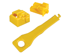[LL-LC-05] Protector de bloqueo LockIT, para salida RJ45, incluye una llave universal, bolsa con 10 piezas