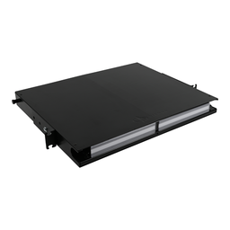 [LVE-1U-MD-T01A] Distribuidor de Fibra Óptica de Alta Densidad LigthVerse *Plus* Para Rack de 19in, Acepta 4 Placas Plug and Play, Hasta 96 Fibras, 1 UR