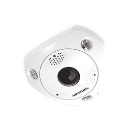 [DS-2CD6365G0E-IS 1.27MM] Cámara IP 6MP Fisheye Panorámica 360° Exterior IP67 Audio Micrófono y Speaker